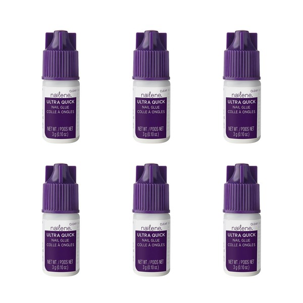Nailene Nailene Ultra Quick Nail Glue - Durable, Easy to