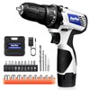 12V Cordless Drill Set, Electric Power Drill Kit with 1.3Ah