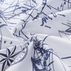 MVSUTA Aviation Blue Polyester Shower Curtain,Printed White Vacation Ocean Waterproof