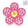 Bonjoc Magnetic Tinkerbell Flower Pink Yellow Crystal Golf Ball Marker