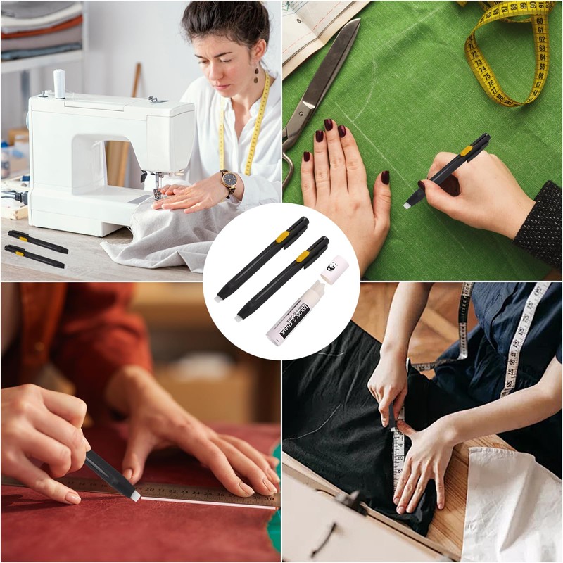 Heat Erasable Pens for Fabric –Fabric Markers For Sewing, Retractable