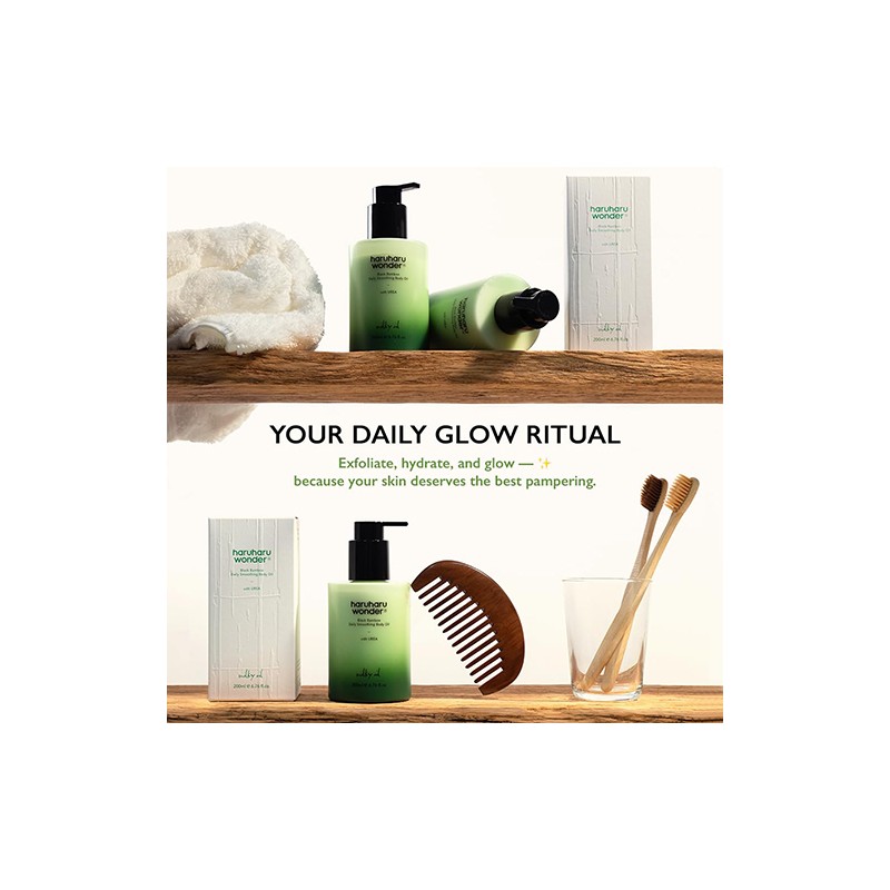 haruharu wonder [haruharu wonder]Black Bamboo Daily Soothing Body Oil 200ml