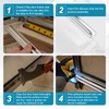 32" Shower Door Bottom Deflector for Chrome Framed Shower Door