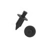 VekAuto 50 Pcs Black Plastic Door Trim Push Pins Fastener
