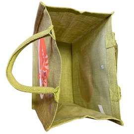 Shared Earth Fairtrade Eco Jute Shopper Bag (Sleeping Cat)