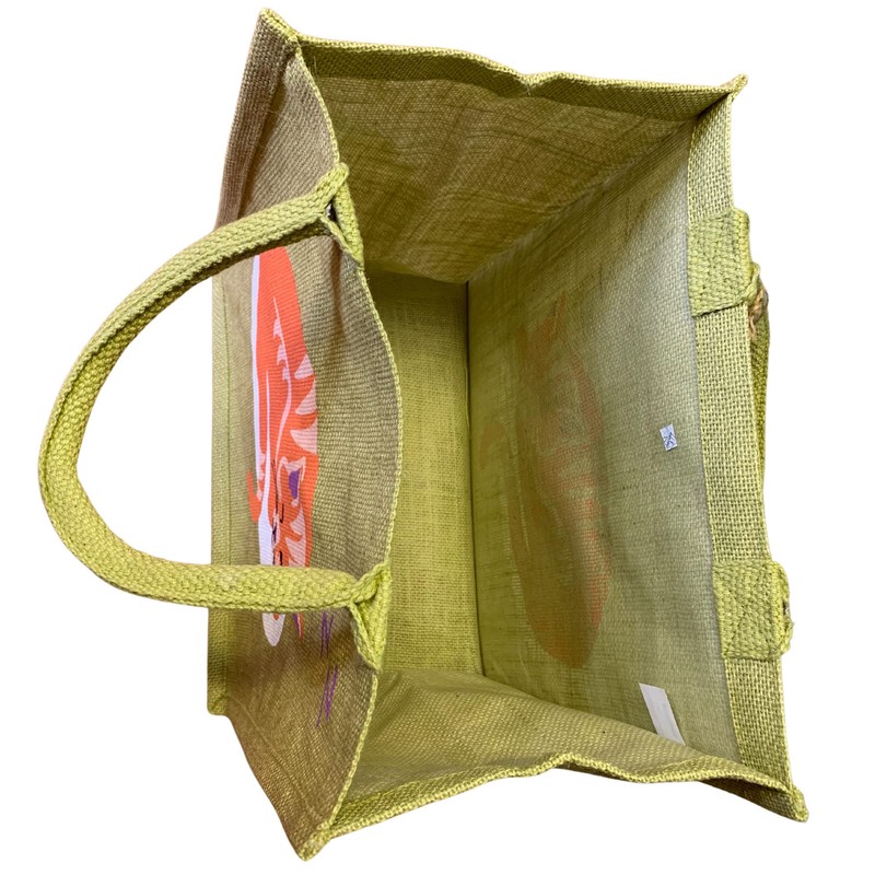 Shared Earth Fairtrade Eco Jute Shopper Bag (Sleeping Cat)
