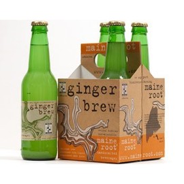 Maine Root - Ginger Brew, handcrafted soda. 4 bottles x 12 oz (Pack of 2) by Ginger Brew