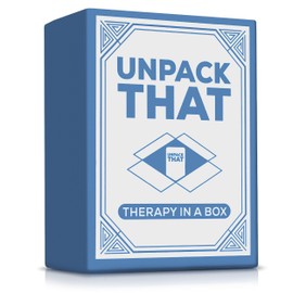 UNPACK THAT: Conversation Cards & Couples Game for Adults – 125 Prompts to Spark Deeper Talks, Therapy-Inspired Icebreaker Deck for Relationship Building