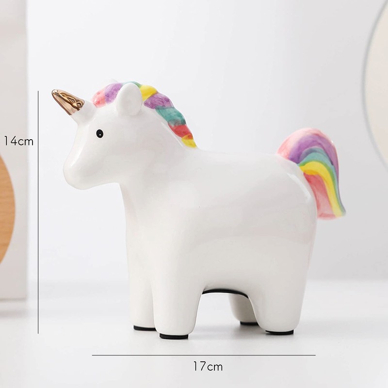 Queen-b Piggy Bank Unicorn Interior Decorative, Stylish, Cute, Piggy Bank,