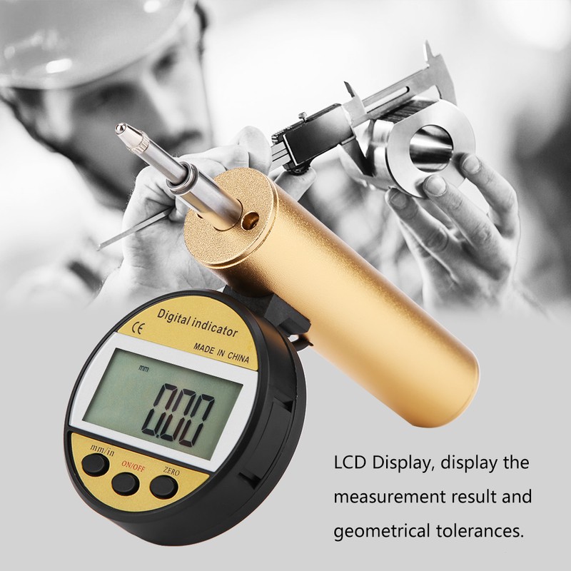 0-12.7mm 0.01mm Precise Vertical Type Digital Indicator Gauge Tool ±0.03mm