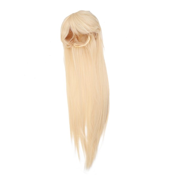 FRCOLOR Wig Headwear Side Bang Wigs Long Straight Wig Long Synthetic Wigs Party Wig Cosplay Wig for Women Blonde High Temperature Wire Replace Miss