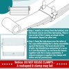 Nxyupv 4 Pcs Leaf Spring Clamp Kit Leaf Springs Up