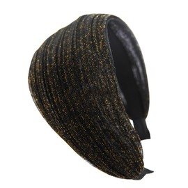 Axy HR30A Hair Band Series 30A Hair Band with Glitter Threads - Black