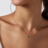 Luxval Diamond Necklaces for Women 18K Gold Plated Dainty Gold