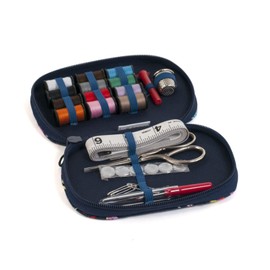 Hobby Gift Filled Sewing Kit, Zip Case, Mini Sewing Machine