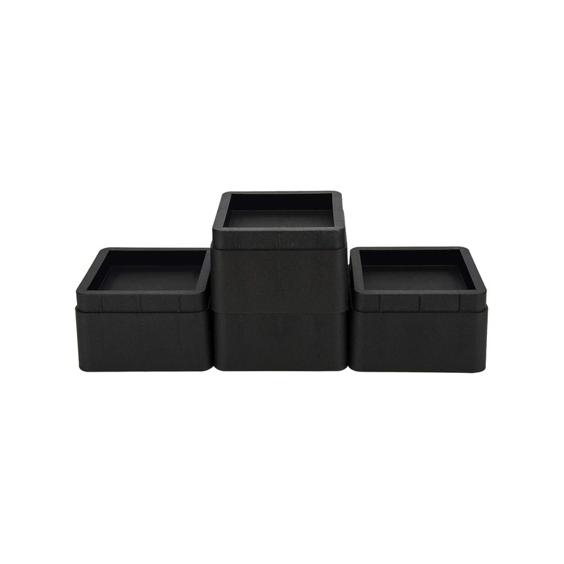 BTSD-home Bed Risers 2 or 4 Inch Heavy Duty Stackable