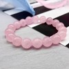 Cynbpm Pink Beaded Bracelets for Women Bead Bracelet Rose Quartz