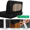molasofa Leather Like RV Dinette Cushion Covers, RV Booth Seat