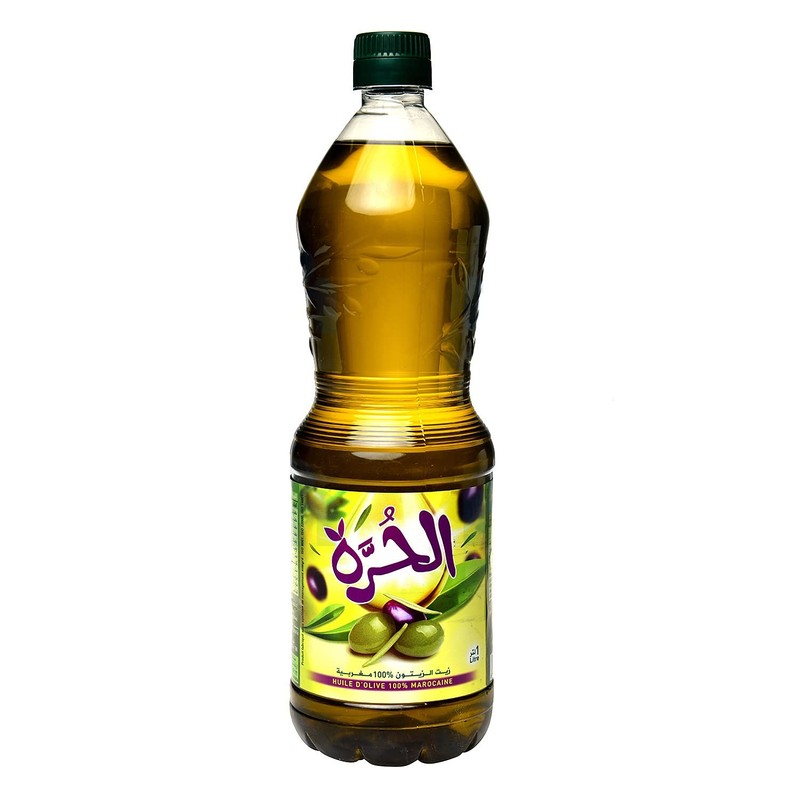 Alhorra Moroccan Virgin Olive Oil, First Cold Pressed, (1 Liter)