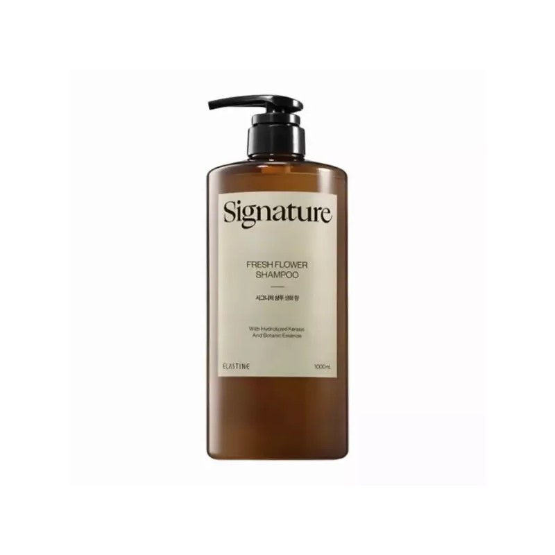 Elastine 엘라스틴 시그니처 샴푸 생화향 1L 1개 Elastin Signature Shampoo