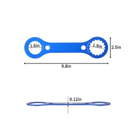 QUETTO 2 PCS Bottom Bracket Tool - Aluminium Alloy DUB/TL-FC32 25 24 Adapter Wrench for Cycling BB Repair and Removal