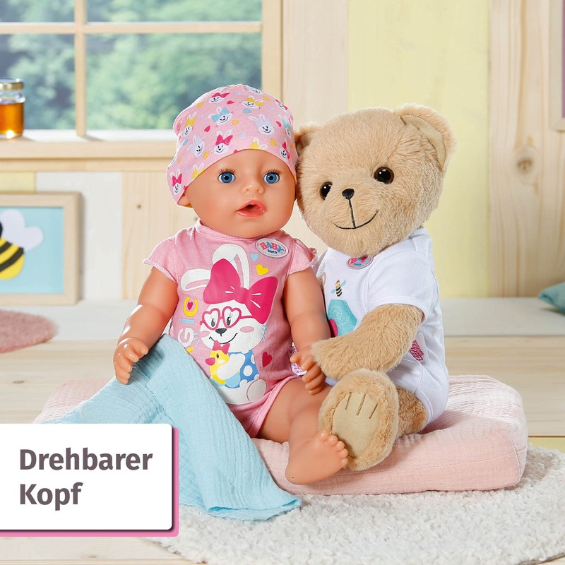 BABY born 835388 Zapf Creation Teddy Bear Cuddly Toy with