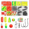 Pompano Rig Floatsc Making Kit,200pcs Surf Fishing Rig Accessories Snell