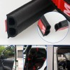 TSUINZ For Jeep B-Shape Car Door Acoustic Protection Seal Rubber