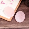 Nupuyai 2 Pieces Natural Rose Quartz Stone Gemstone Thumb Stone