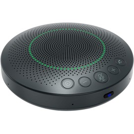 Wireless Conference Speaker with 6 AI Noise Cancelling Microphones, 360° Voice Pickup, Bluetooth/USB Connectivity for Zoom/Teams/Skype, Plug-and-Play for Home Office, Meetings & Online Classes