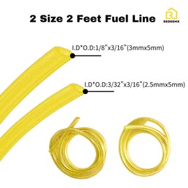 REDEEMX Tune Up Kit Air Filter Fuel Hose Line Primer Bulb Spark Plug Maintenance Kit Compatible with Husqvarna 235 235E 236 240 240E Chainsaw Replacement Parts