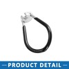 A ABSOPRO Black Bicycle Wheel Spoke Wrench 3.7mm Spanner Repair