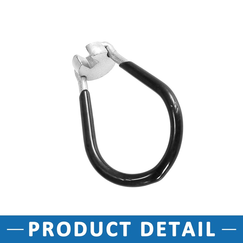 A ABSOPRO Black Bicycle Wheel Spoke Wrench 3.7mm Spanner Repair
