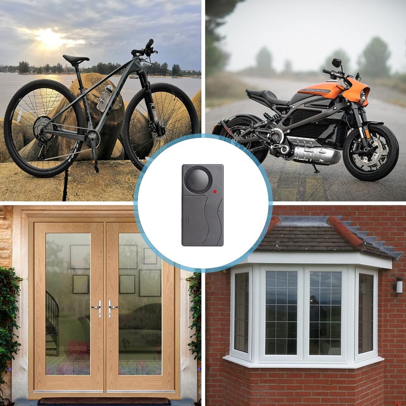 Mengshen Wireless Anti-Theft Alarm Security Motion Sensor Siren for Bike