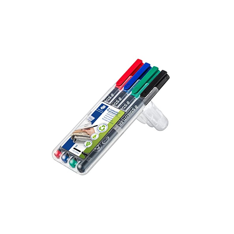 Staedtler Universal Pen Lumocolor B 4 piezas (314 WP4)