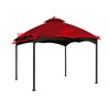 Gazebo Replacement Canopy Top Cover - Wonwon 10X12 Double Tiered