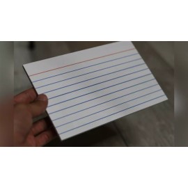 Murphy's Magic Supplies, Inc. Acro Index Dry Erase Large 5"x8"(Gimmicks and Online Instructions) by Blake Vogt