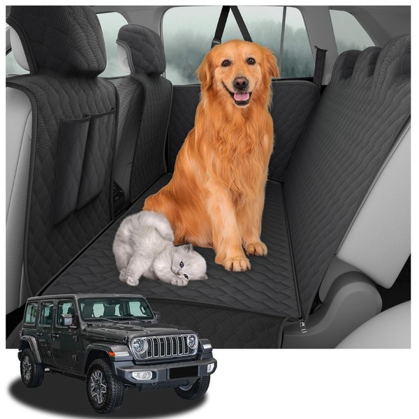 QianBao Compatible with Car Pet Dogs Back Seat Cover Protector