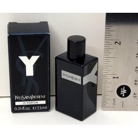 Yves Saint Laurent Y by YSL 0.25 oz Mini Splash MEN (PICK: Y EDT, EDP, LE PARFUM, EDP INT, ELIXIR) - Y Le Parfum 0.25 fl oz
