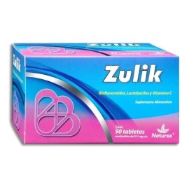Zulik (bioflavonoides Lactobacilos Y Vitamina C) Naturex Sabor Bioflavonoides - 90 tabletas