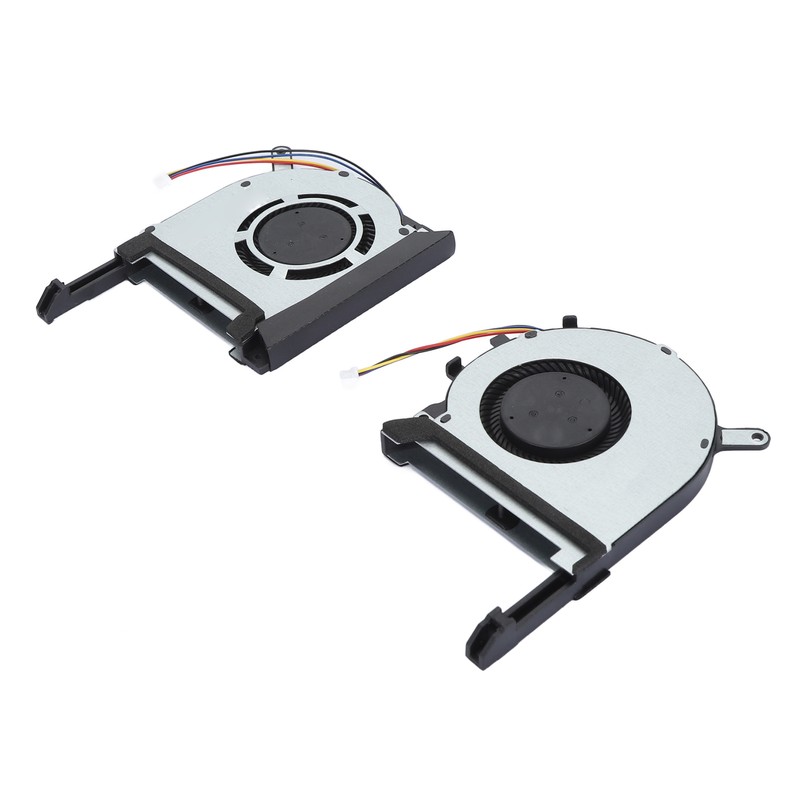 2pcs Laptop CPU GPU Cooling Fan 4 Pin Silent Efficient