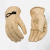 Kinco Work Glove, Grain Cowhide with Adjustable Pull-Strap Cuff -