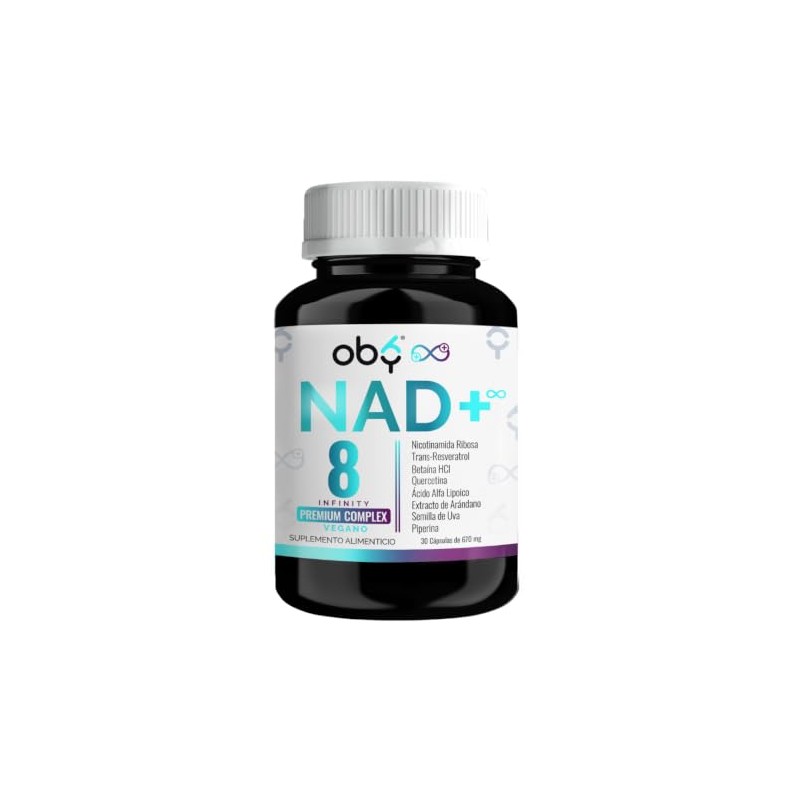 Oby Nad Trans Resveratrol Potenciado Ingredientes Nicotinamide Ribosa Acido Alfa