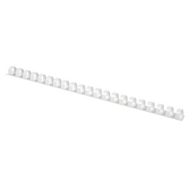 Binding Combs Office Products A4 10mm (65 Sheets) 100 Pcs White/Presentation/Type-21 Rings/Kind-Spiral/Material-Plastic/Colour-White/Format-A4 / Size-10mm