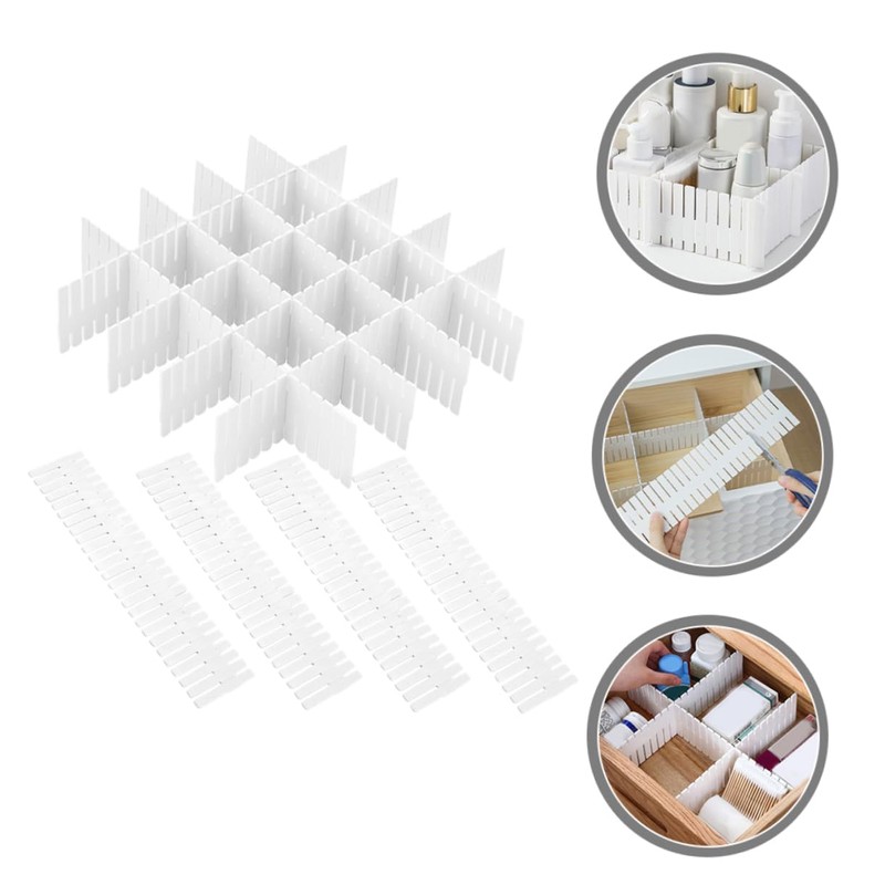Operitacx Pack of 12 Drawer Dividers, Sock Separators, Made of