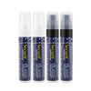 Securit Waterproof Glass + Chalkboard Markers, Large Nib, Wallet 4-Pack,