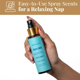 Folkulture Linen Spray - Odor Eliminator | Fragrance Spray for Bedding, Pillow, Clothes, Home | Citrus Scent Fabric Freshener for Laundry, Bed Sheets, Room with Natural Essential Oils | 3.34 Fl Oz