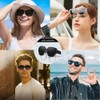 SDXCJY Polarized Sunglasses Fit Over Glasses for Men Women, Face