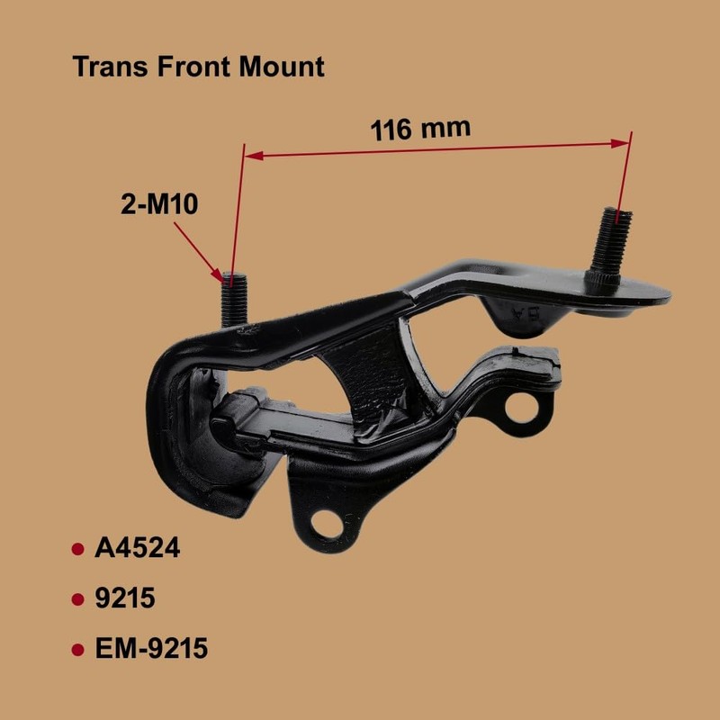 6PCS Engine Motor & Trans Mount Set Compatible with Honda