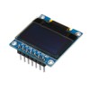 Fasizi 2Pcs 7Pin 0.96 Inch OLED Display 12864 SPI IIC